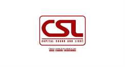 Desktop Screenshot of capitalsoundandlight.com